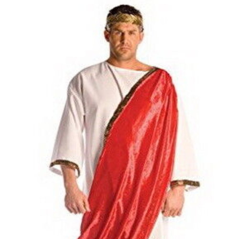 Roman Emperor Greek Ruler Halloween Costume Dress Up Cosplay Adult One Size